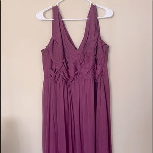 Sangria bridesmaids dress